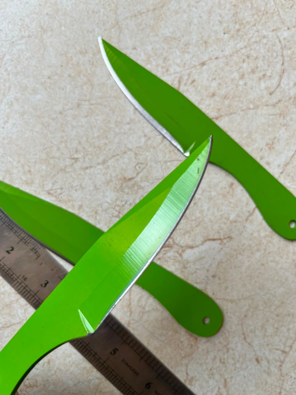 3-Piece Tactical Black Throwing Knives (6.5 Inch Target Daggers) - Image 3