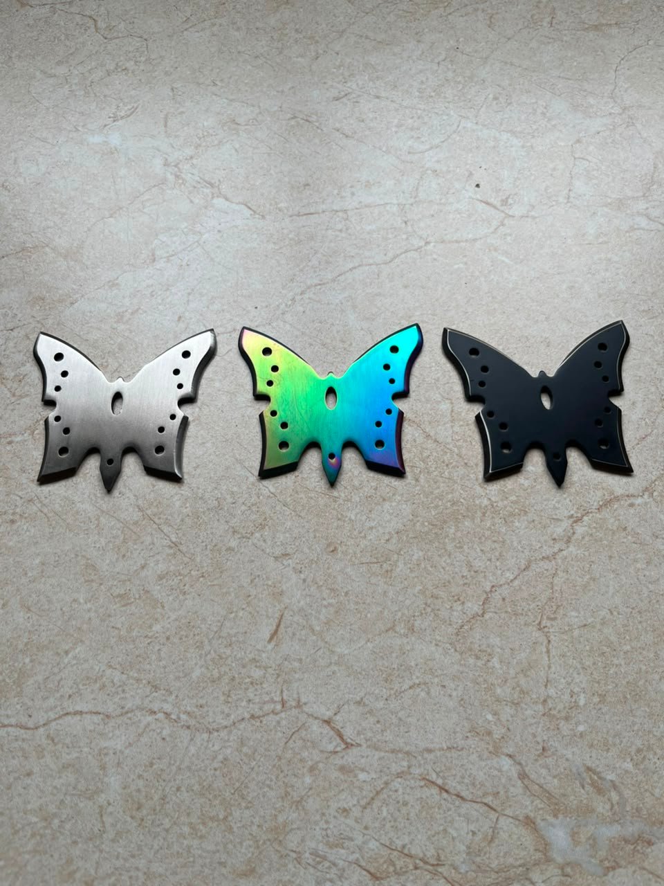 Butterfly Shape Ninja Throwing Star Shuriken Dart