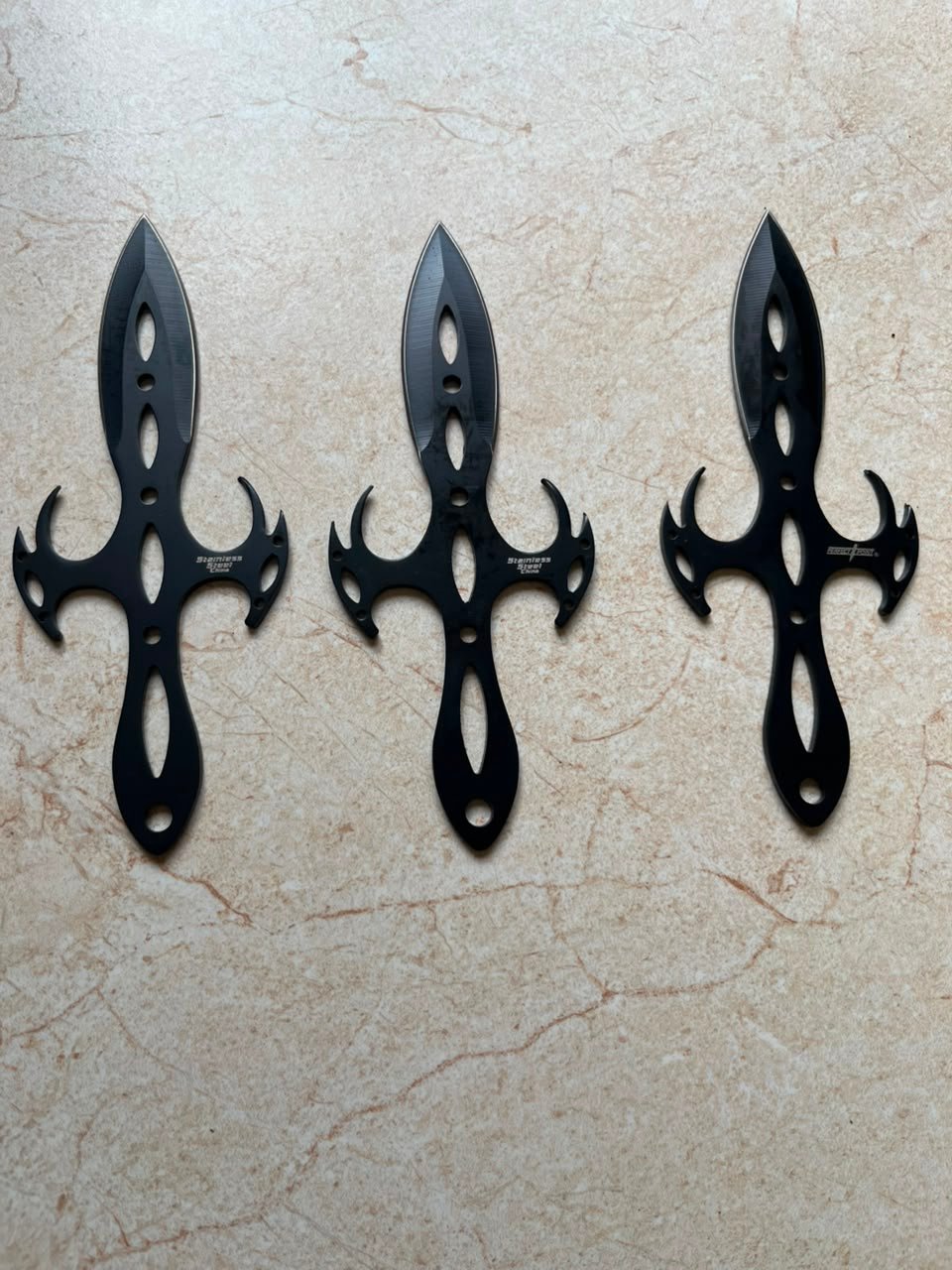 Tactical Fantasy Cross Throwing Knife Ninja Kunai Dagger Set - Image 5