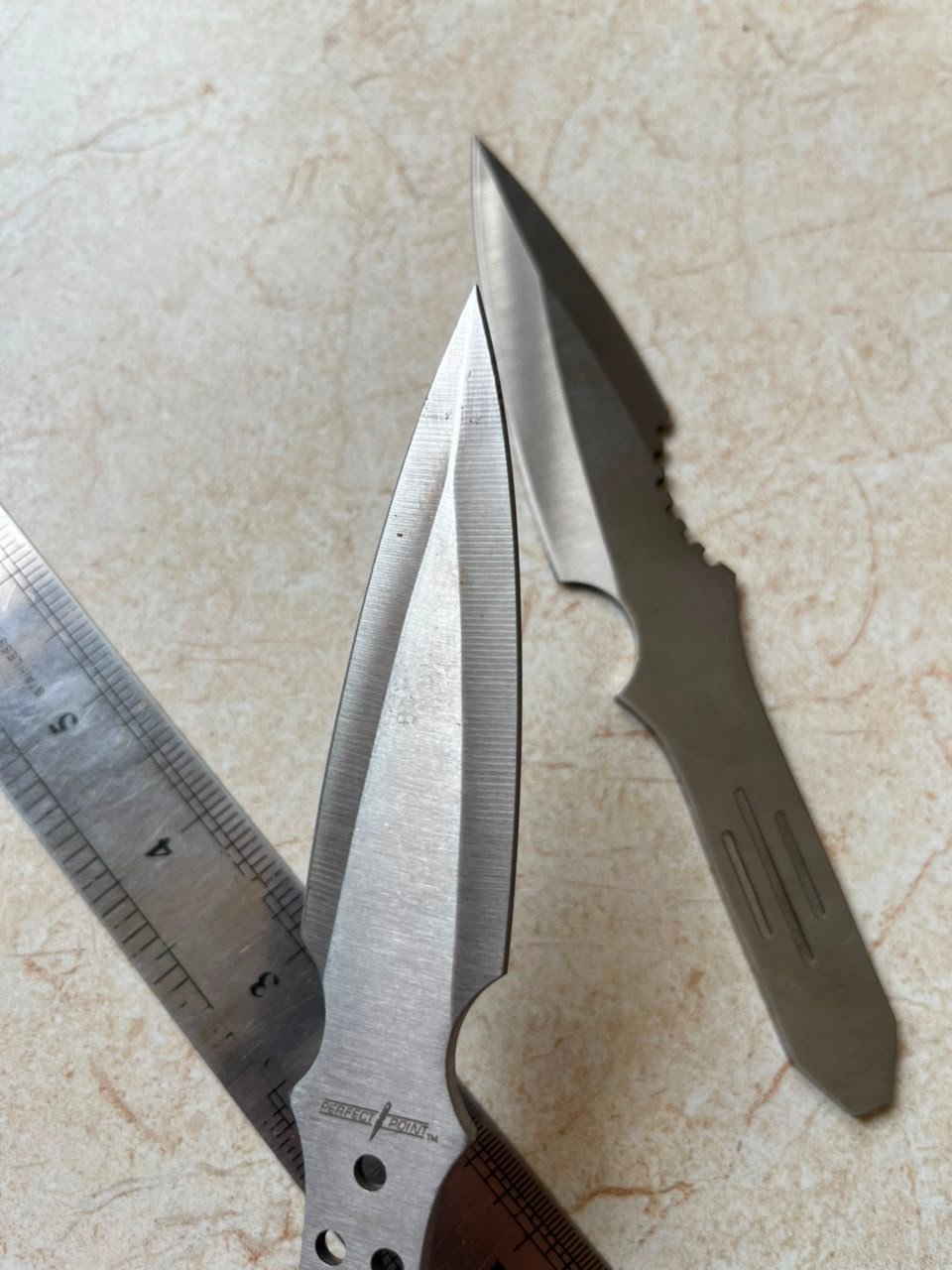 Tactical Steel Throwing Knives Set (Small & Medium Target Daggers) - Image 3