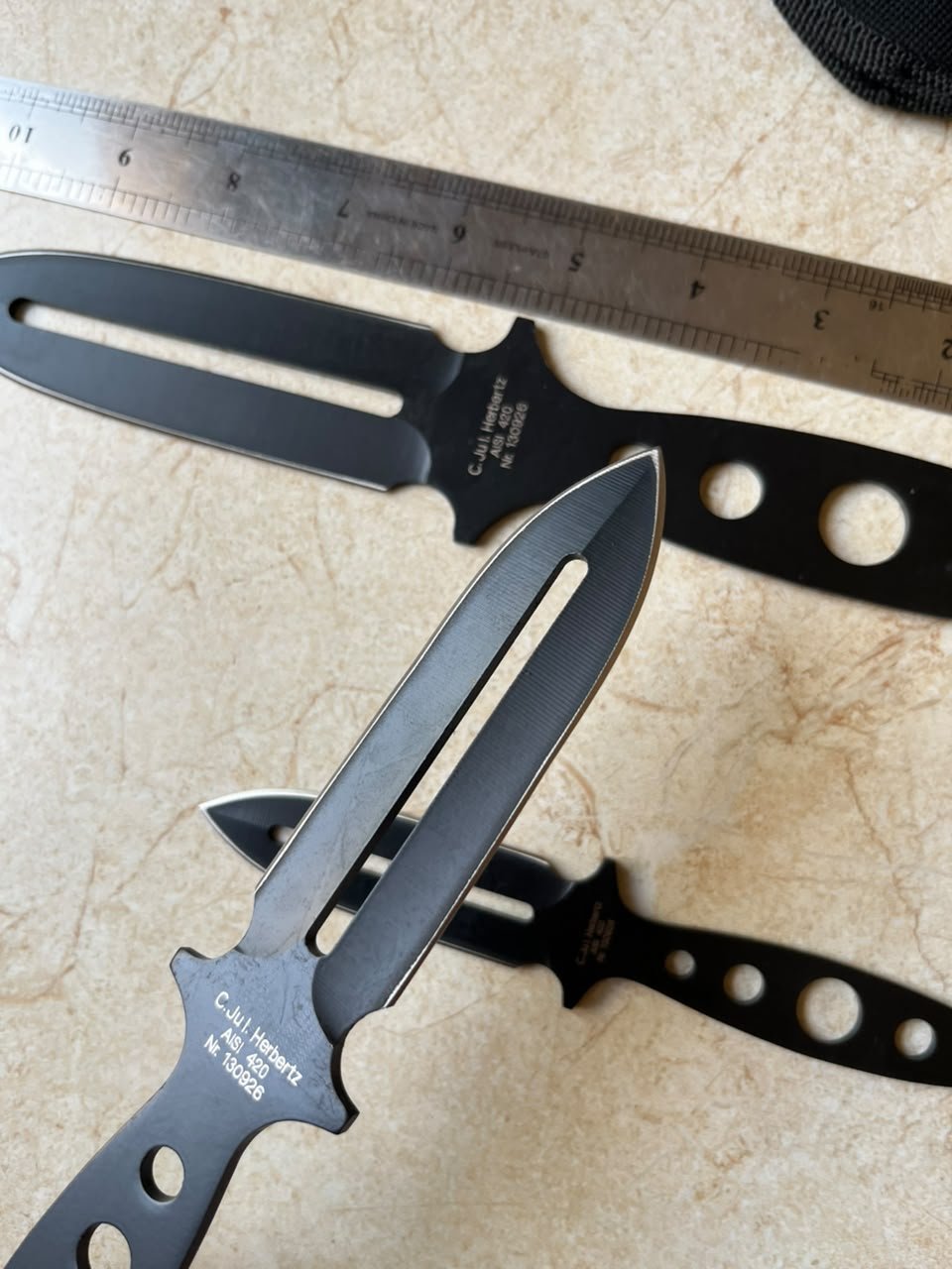 Herbertz 3-Piece Throwing Knife Set(ZT029) - Image 2