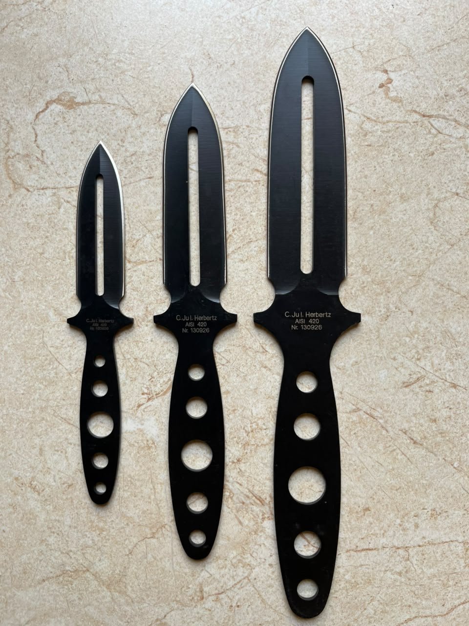 Herbertz 3-Piece Throwing Knife Set(ZT029)