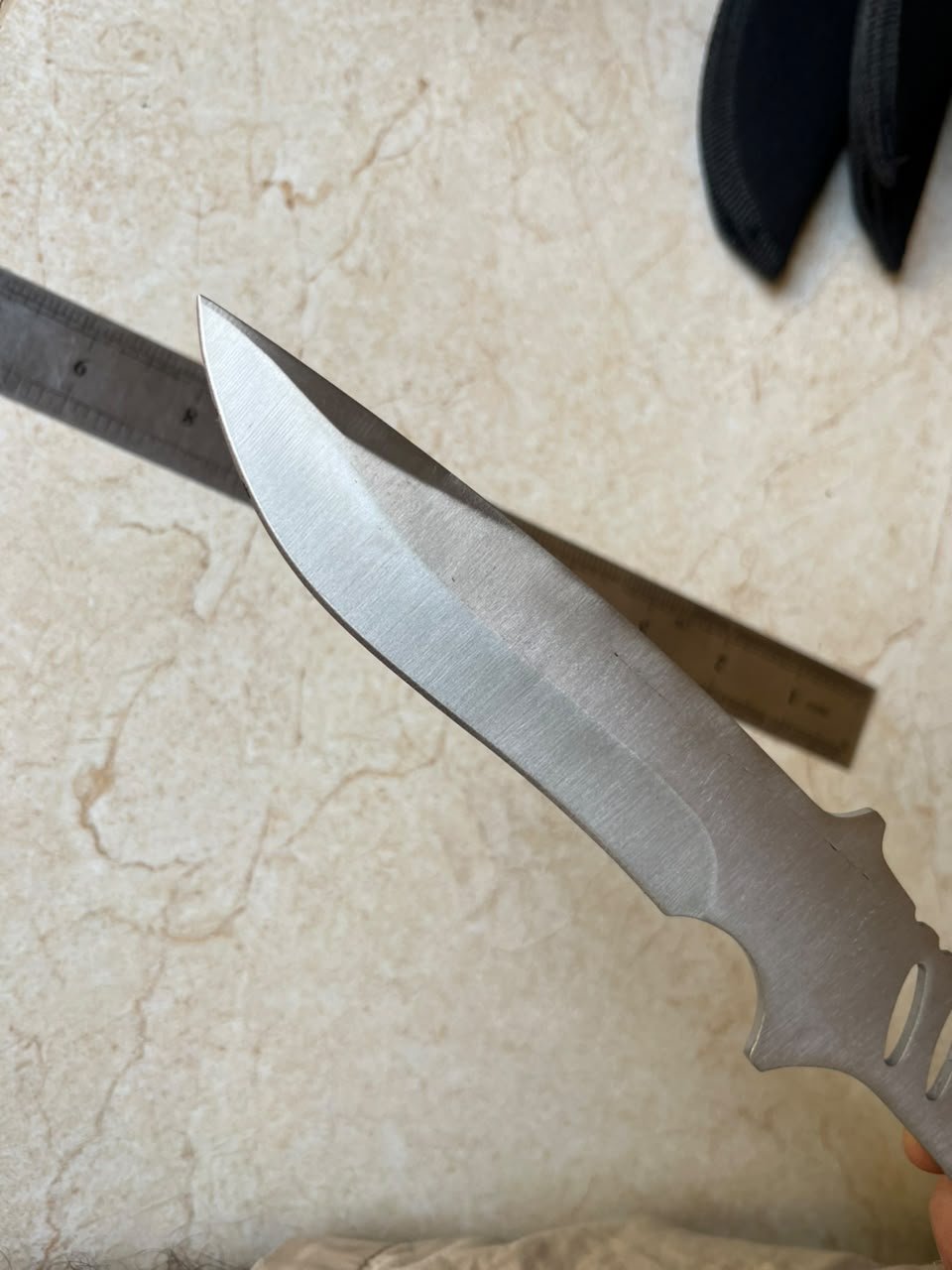 Custom Fixed-Blade Knife Blank – Full Tang Tactical(ZT023) - Image 3