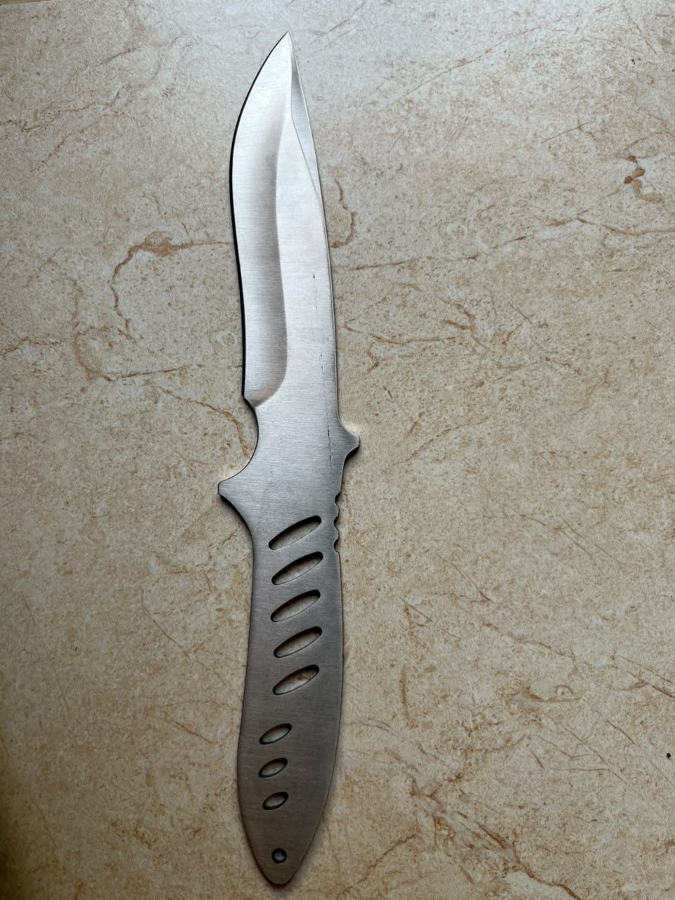 Custom Fixed-Blade Knife Blank – Full Tang Tactical(ZT023)