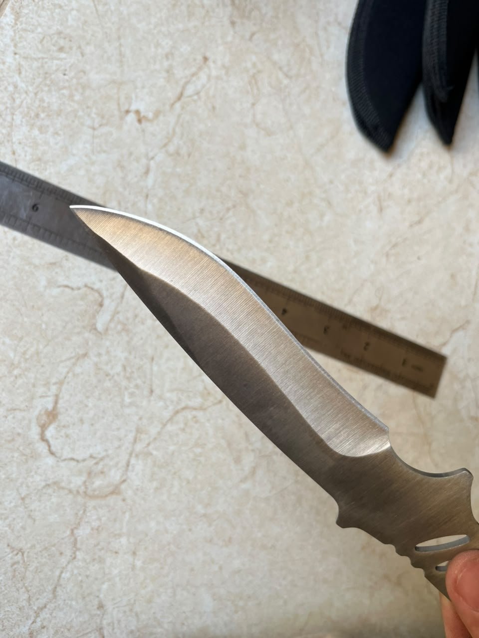 Custom Fixed-Blade Knife Blank – Full Tang Tactical(ZT023) - Image 2