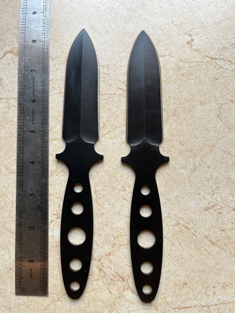 Black Coated Tactical Throwing Knives Set(ZT024)