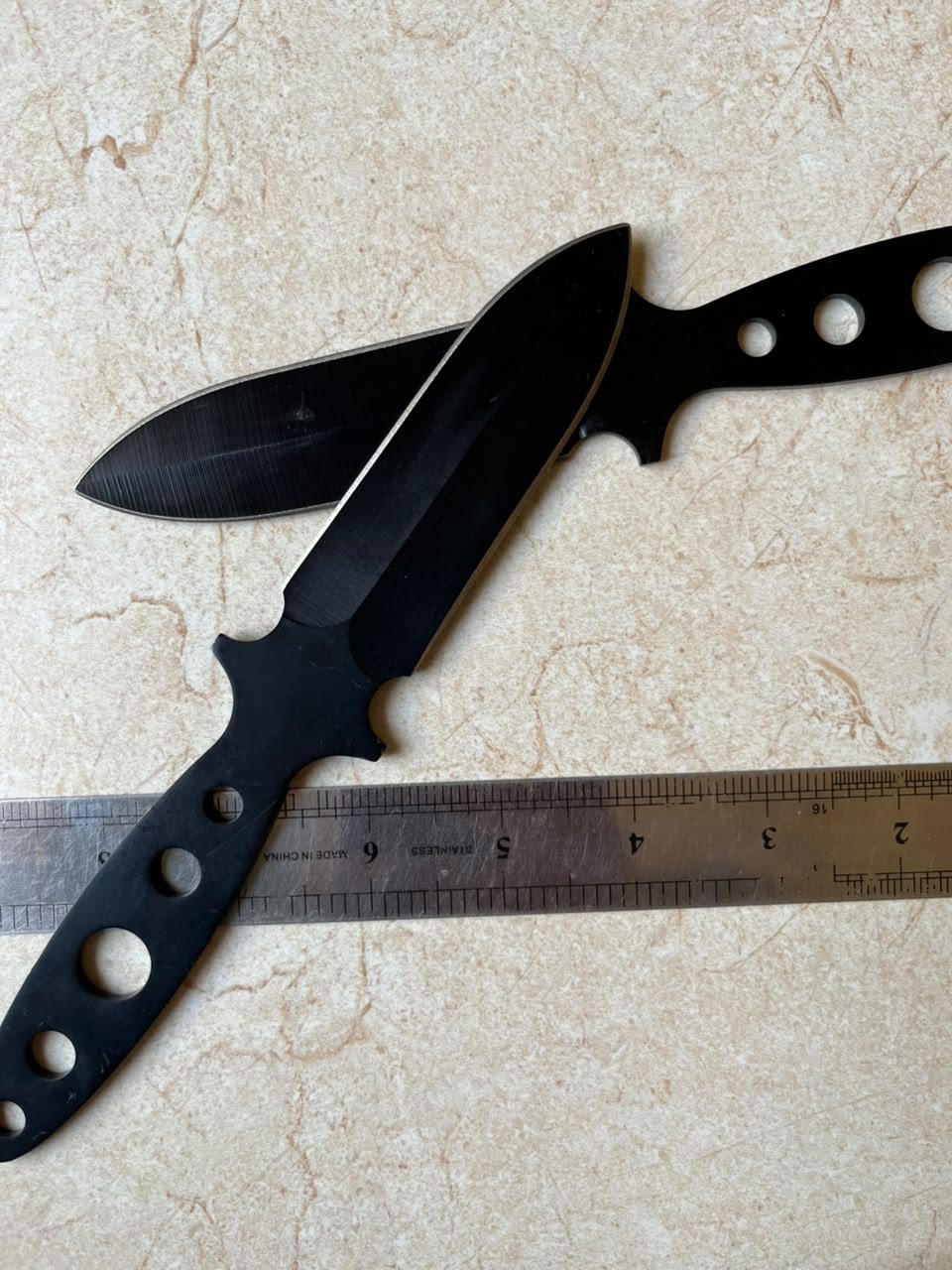 Black Coated Tactical Throwing Knives Set(ZT024) - Image 4