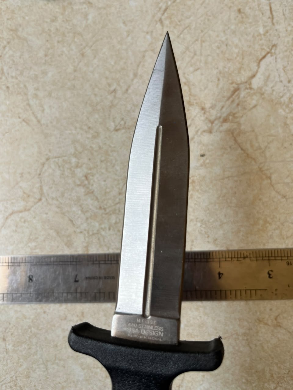 Tactical Fixed-Blade Dagger with Guard(ZT037) - Image 2