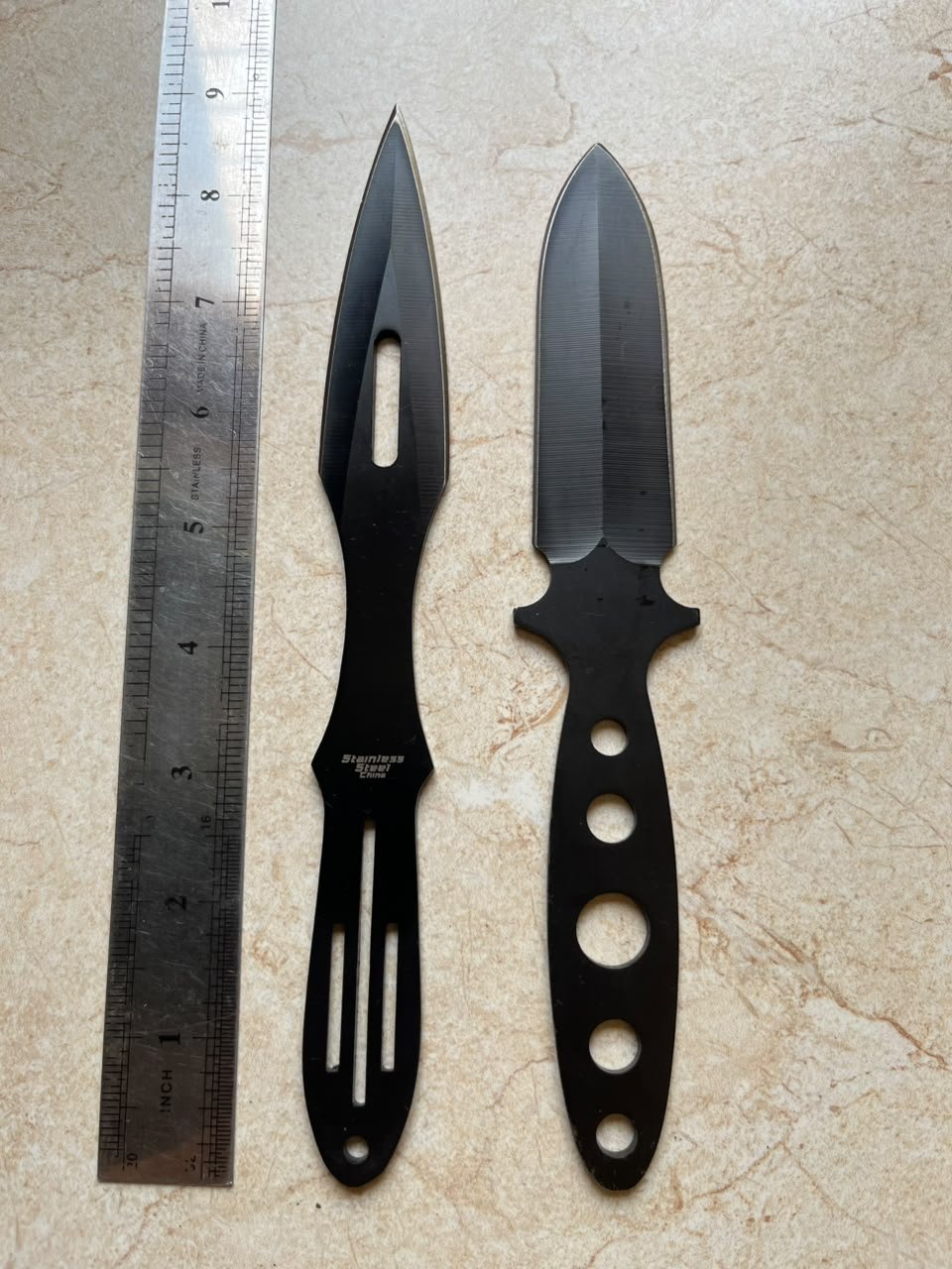 Black Tactical Throwing Knives(ZT040) - Image 2