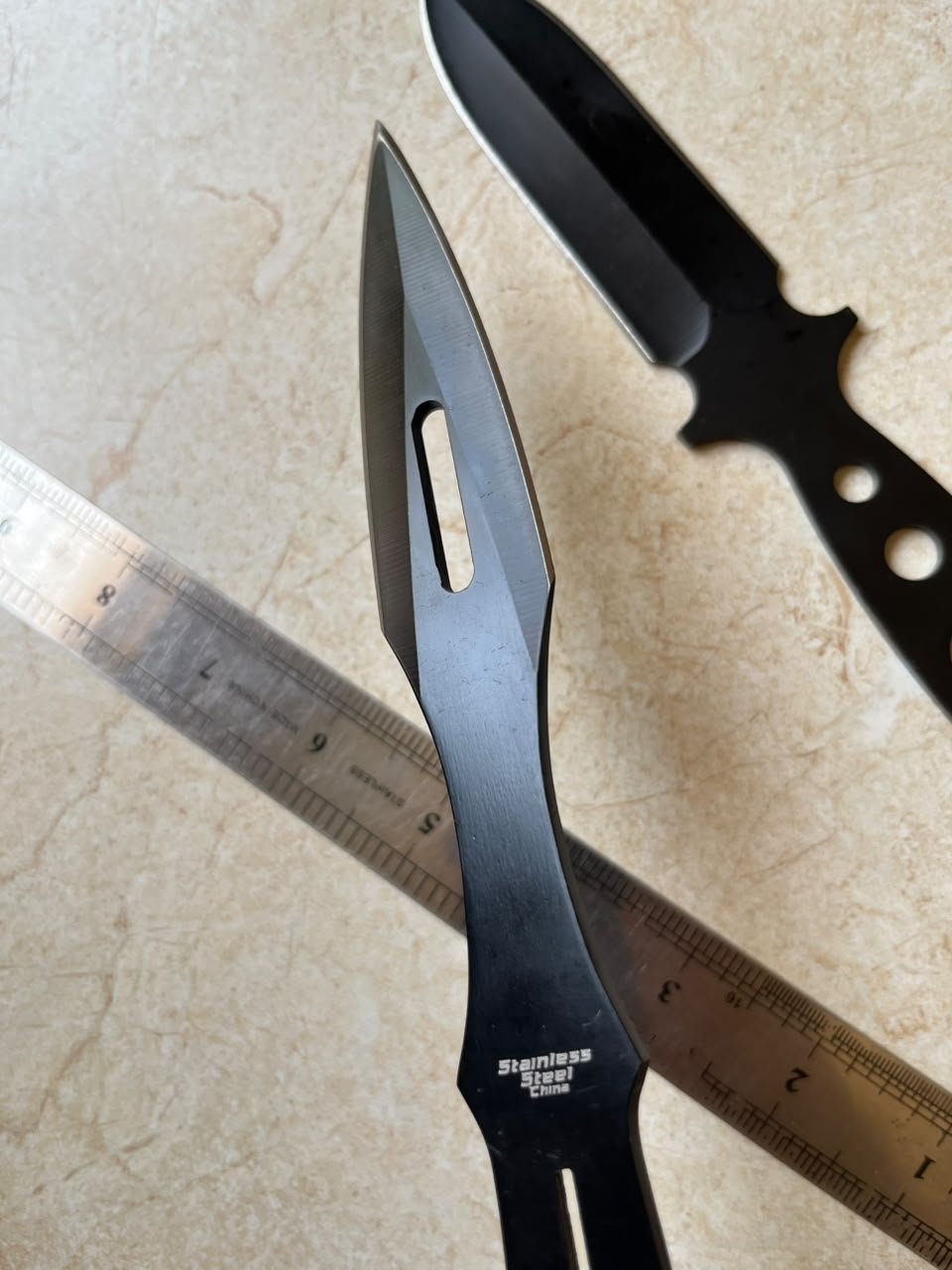Black Tactical Throwing Knives(ZT040) - Image 4