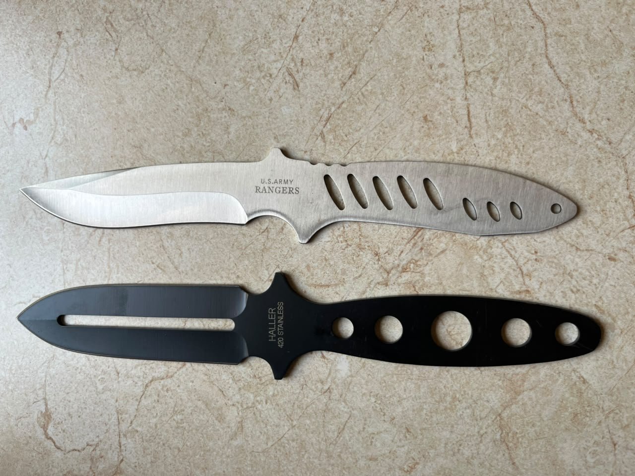 U.S. Army Rangers & Haller Tactical Throwing Knives(ZT033) - Image 2