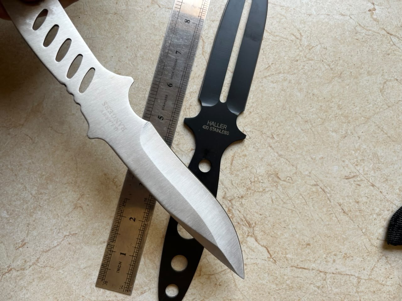 U.S. Army Rangers & Haller Tactical Throwing Knives(ZT033) - Image 3